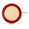 thumbnail image 3 of KAKOWELY 3 Pcs Tapis de Cuisson en Silicone Ronds Antiadhésifs, 7.87"X7.87"X0.04 Pouces, 3 of 4