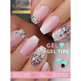 thumbnail image 2 of NABulous™ Clear Ballerina Coffin Short Soft Gel T™ Nail Tips - 600 Pieces | Full Cover & Pre-Shaped Tips (Ballerina Short), 2 of 4