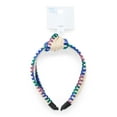 thumbnail image 2 of Time and Tru Women's Whipstitch Headband, Blue, 2 of 3