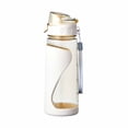 thumbnail image 2 of lhwanj Water Bottle with Clip No Straw Car Holder, 100% Leakproof Lockable Lid Clear Bottle, Easy Carry for School Home Sport Office, 2 of 3