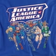 thumbnail image 2 of JLA Charging Justice Women's T Shirt, Royal, Medium, 2 of 6