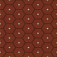 thumbnail image 1 of Ahgly Company Indoor Square Patterned Mahogany Brown Area Rugs, 6' Square, 1 of 6