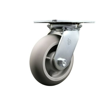 6 Inch Heavy Duty Top Plate Thermoplastic Swivel Caster with Roller Bearing SCC