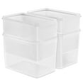 thumbnail image 4 of Sorbus 4-Pack Airtight Food Storage Containers – Four-Way Snap Lids for Freshness – Perfect for Cereal, Pasta, Flour, and More (121oz/15 Cups), 4 of 7