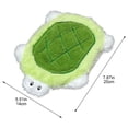 thumbnail image 3 of Jiibva Plush Turtle Pencil Case, Cartoon Pen Case Kawaii Pen Holder Pencil Pouch Zipper Stationery Bag Makeup Pouch, 3 of 7
