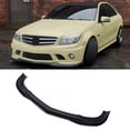 thumbnail image 1 of Front Lip Spoiler Splitter Sporty Look Protector C Class W204 Pre Facelift C63 AMG 2007 to 2010 Enhance Appearance, 1 of 7