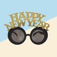 thumbnail image 6 of HEMOTON Golden Plastic Party Glasses for Photo Booth Props and Celebration Favors Size One Size Fits Most, 6 of 8