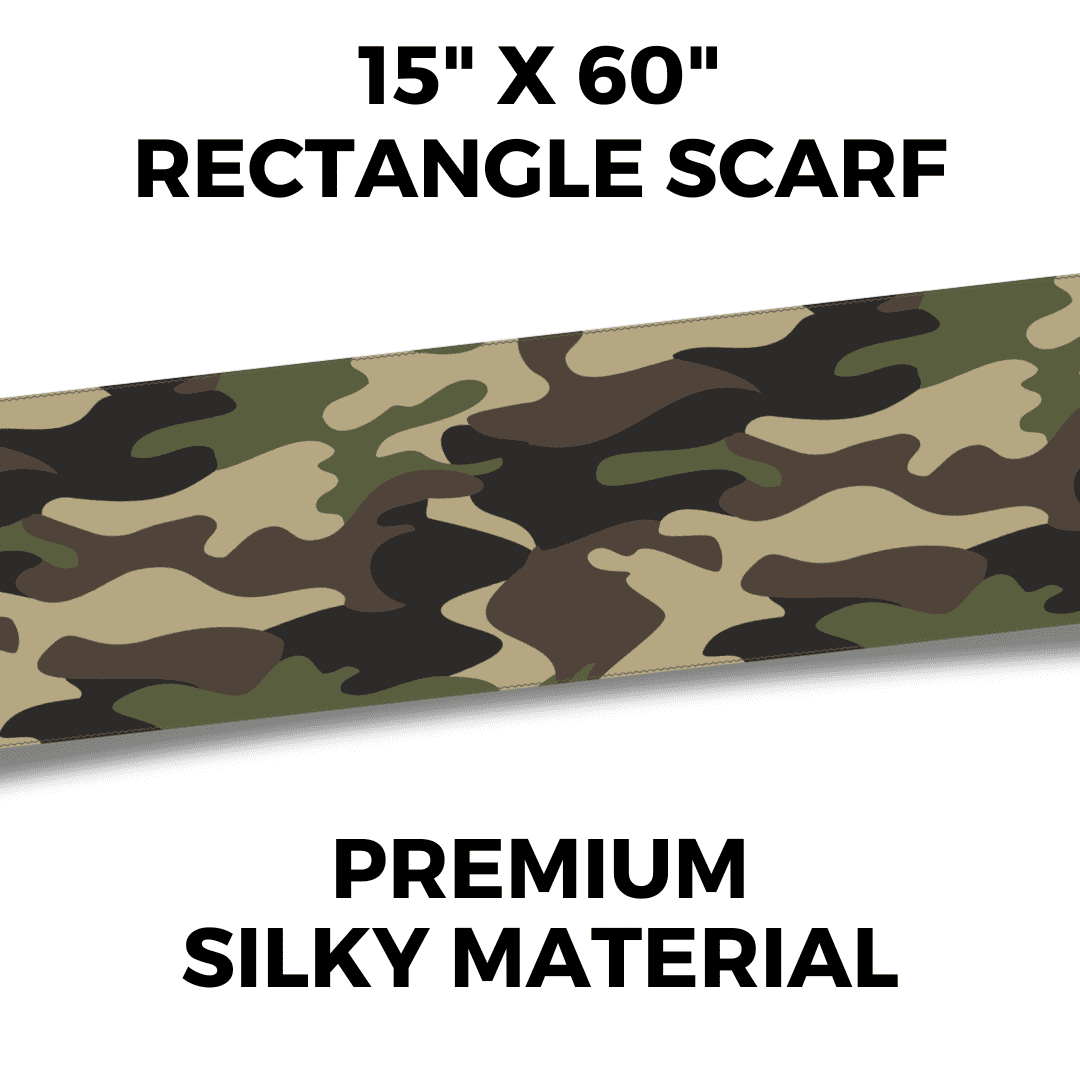 Broadus Collection Camo Scarf by Shante & Snoop Dogg 60" x 15" Headwrap