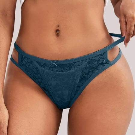 BYHONG Womens Underwear Sexy Lace Panties Stretch Soft Ladies Hipster Briefs Underwear Lady Underwear Panties for Women Green S