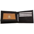 thumbnail image 3 of Improving Lifestyles Leather Mens Wallet Bifold Black Fixed FlipUp Dual Window ID FREE Organza Gift Bag SUN1103BK, 3 of 4