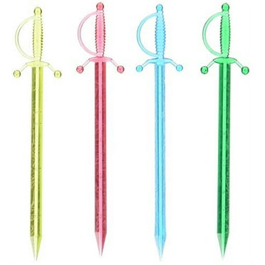 BarConic Heart Sword Cocktail Pick (Box of 250), Multicolor