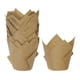 thumbnail image 1 of 50Pcs Forros para Cupcakes de Tulipán, Papel Estándar para Hornear, Envoltorios Antiadherentes Desechables para Cumpleaños, Banquetes y Fiestas, Natural, 1 of 6