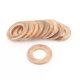 thumbnail image 1 of 10 Pcs 13mm x 23mm x 2mm Arandela de Cobre Plana Gasket Espaciador Sello para Automotriz, 1 of 1