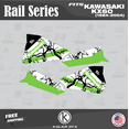 thumbnail image 3 of Kalair GFX Graphics Kit for Kawasaki KX60 (1984-2004) Rail Series, 3 of 5