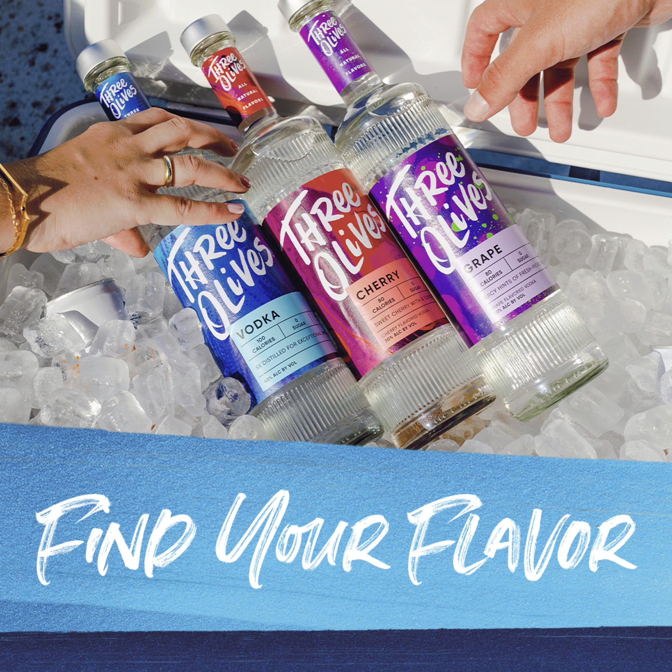 Three Olives Vodka Grape, 750 ml Glass Bottle, 30% ABV - Walmart.com