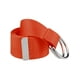 thumbnail image 1 of Cinturón de doble hebilla en D para damas, cinturón de lona de color sólido, cinturones ajustables para la cintura, talla única, rojo naranja, 1 of 5