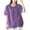 Hot Pink ., variant on Summer Savings Clearance 2025! BOVXNPU Plus Size Womens Summer Tops,Short Sleeve Tops for Women,Fashion Women's Casual V-Neck Short Sleeve T-Shirt Solid Fashionable Casual and Loose Blouse Tops