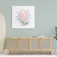 thumbnail image 2 of Aquatic Coral Pattern Seashells Animals & Insects Graphic Art Gallery Wrapped Canvas Print Wall Art, 2 of 7