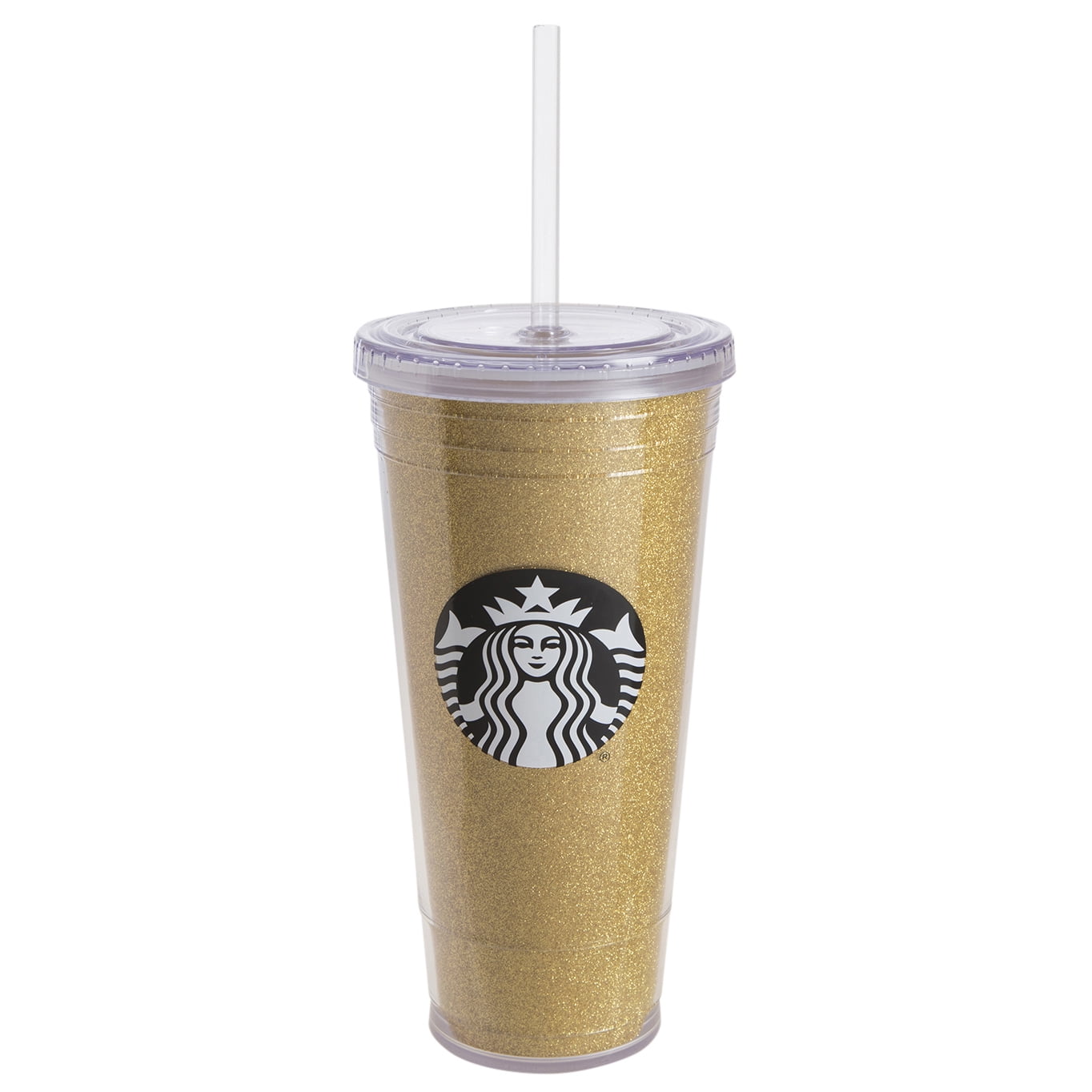 Starbucks 20oz Plastic To Go Tumbler Gold