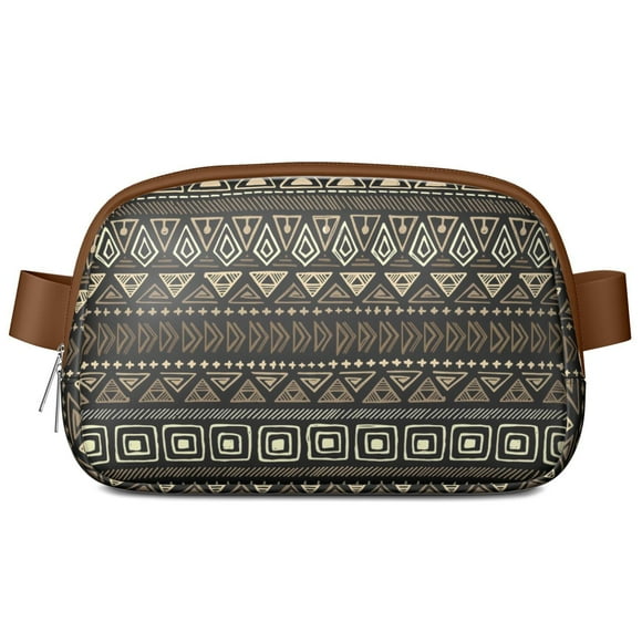 Rustic Fanny Pack - Earthy Colorful Waist Bag with Adjustable Strap, Lightweight for Sports & Outdoor Activities