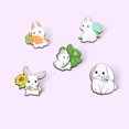 thumbnail image 2 of 5 Pcs Épingles à Broche Dessin Animé Animaux Épingles à Broche Designs Rabbit Épingles à Vêtements, 2 of 6