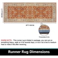 thumbnail image 2 of Vintage Area Rug x Washable Living Room Rug Indoor Print Accent Rugs for Bedroom Distressed Thin Throw Rugs Carpet for Living Room Kitchen Entryway, 2 of 9