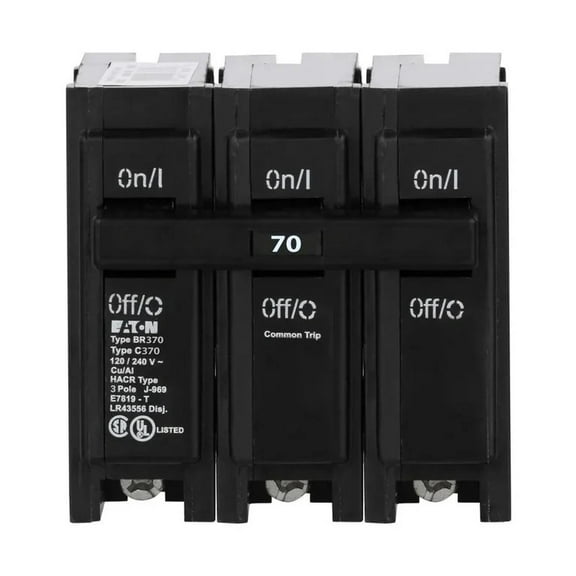 Br Series 3 Pole Breaker 70A