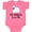 Hot Pink, variant on Inktastic My Babcia Loves Me Boys or Girls Baby Bodysuit
