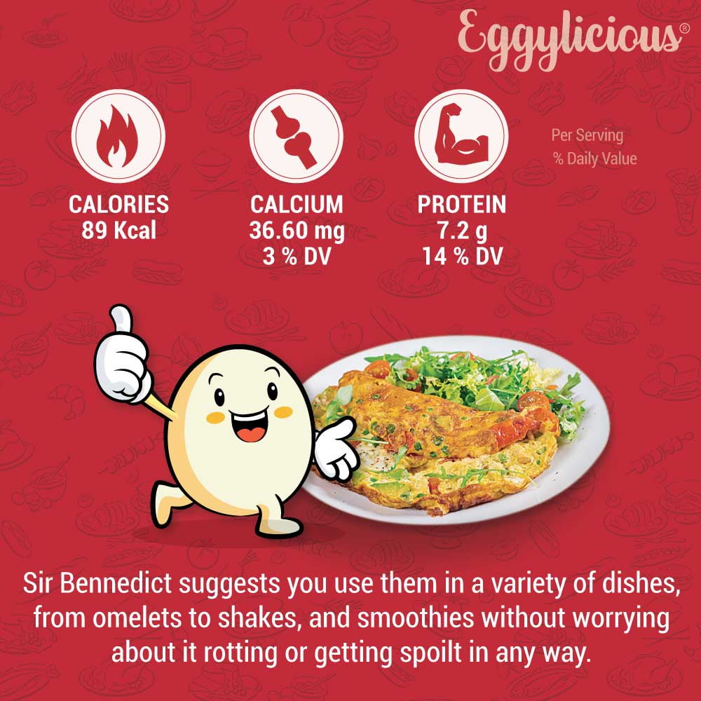 Eggylicious Whole Egg Powder, Dried Natural Protein Powder, Made from Fresh Eggs White & Yolk mixed, Pasteurized, 1lbs (16oz)