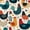 Color 4, variant on Peel and Stick Wallpaper Colorful Rooster Hen Folk Art Style Light 17.7in x 118in Contact Paper Removable Self Adhesive Wall Mural Wall Decor for Bedroom Kitchen Cabinets