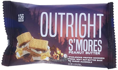 Outright Bar - Whole Food Protein Bar - 12 Pack - MTS Nutrition (S'mores Peanut Butter) *Not gluten free*