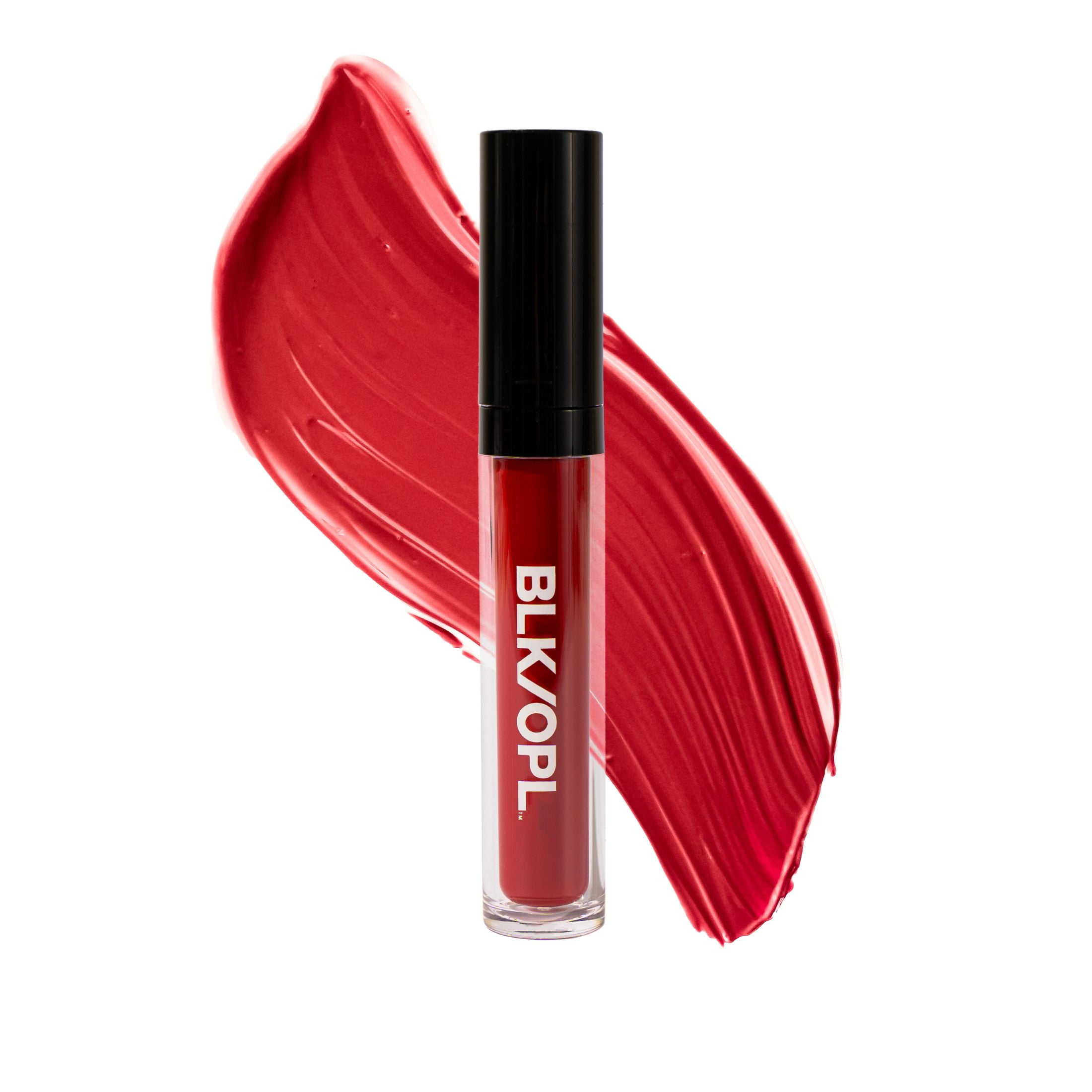 BLK/OPL Colorsplurge Liquid Matte Lipstick, Cherry Blaze, Highly Pigmented, Fade Proof, 0.21 oz