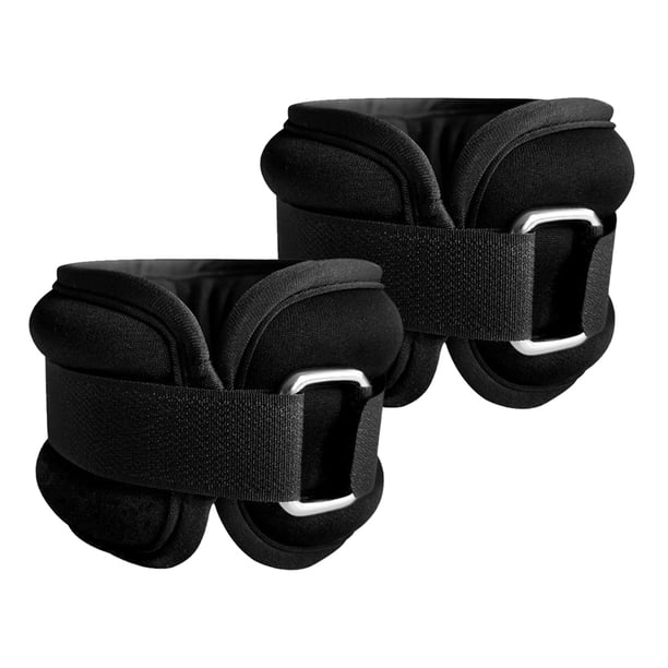 Muñequera Lixada Lixada 1 par de pesas ajustables para tobillos, muñequeras, pesas para entrenamiento de fuerza, juego de pesas para entrenamiento de yoga, ejercicio físico, entrenamiento Lixada Muñequera