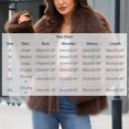 thumbnail image 3 of Levmjia Women's Faux Fur Coat Lapel Collar Long Sleeve Winter Warm Outerwear Fluffy Plush Jacket Open Front Solid Color, 3 of 9