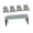 Light Grey, variant on Set Of 2 Waterproof Elastic Benches Cover For Various Seats