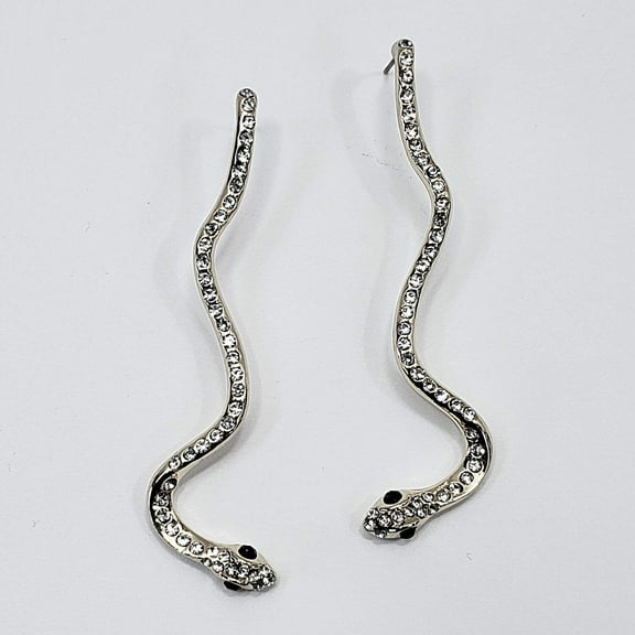E1852 | Glam Snake Drop Earrings | KE5125