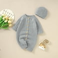 thumbnail image 2 of Vedolay Girls Jumpsuit Baby Girl Autumn 2023 Print Long Sleeve Bodysuit Grey,68, 2 of 5