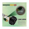thumbnail image 4 of 15 Inch RV Propane Hose Pigtail with Gauge for 5-40Lb Tanks - Stainless Braided Propane Hose Quick-Good, 4 of 5