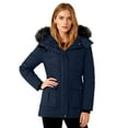 thumbnail image 5 of AUNVITO Women's Winter Detachable Hood Down Jacket with Warm Fleece Lining Casual and Functional Style, 5 of 9