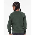 thumbnail image 3 of BELLA + CANVAS - Youth Sponge Fleece Crewneck Sweatshirt - 3901Y - Heather Forest, 3 of 5