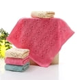 thumbnail image 4 of Farfi Baby Infant Newborn Cute Rabbit Soft Bath Bathing Towel Microfiber Washcloth (Yellow,25CMx25CM), 4 of 13