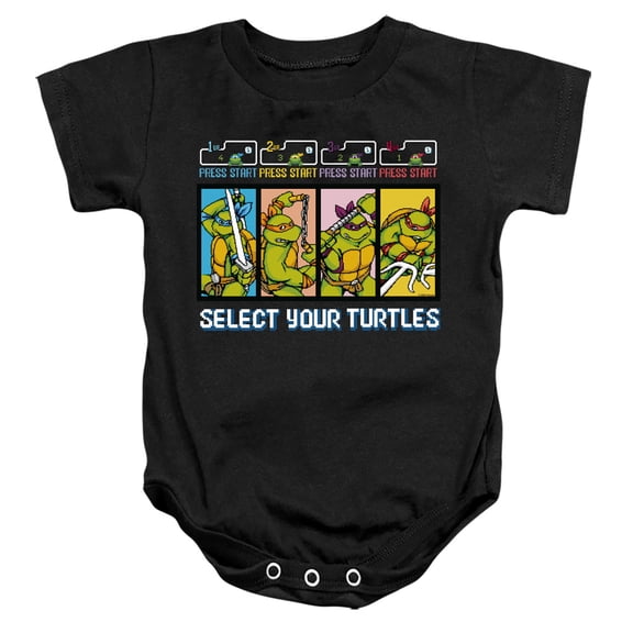 TMNT Teenage Mutant Ninja Turtles Select Your Turtles Unisex Infant Snap Suit for Baby
