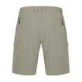 thumbnail image 3 of Mapamyumco Men's Hiking Cargo Shorts Quick Dry Outdoor Stretch Lightweight Shorts with Multi Pocket for Fishing Travel Casual UPF 50 Slate Green 3XL, 3 of 7