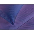 thumbnail image 4 of Ambesonne Purple Quilted Bedspread Set 3 Pcs, Indigo Wavy Modern Art, King Size, Purple and Dark Blue, 4 of 5