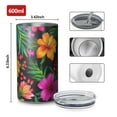 thumbnail image 4 of 20oz Coffee Tumblers Pioneer Flower Stainless Steel Vacuum Insulated Travel Tumbler Coffee Cups Mug with Lid and Straw with Cleaning Brush for Cold & Hot Drinks, 4 of 5