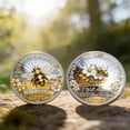 thumbnail image 5 of Bee Kind Positivity Commemorative Coin, Double-Sided Inspirational Bee Token with Kindness & Gratitude Message, Sunflower & Laurel Design, Unique Encouragement Gift for Women, Men, Friends (1pcs), 5 of 7