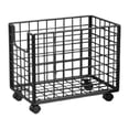 thumbnail image 1 of Cesta de lavandería, cestería de lavandería sobre ruedas organizador de canasta de almacenamiento carro de ropa sucia para baño de la lavandería, 1 of 8