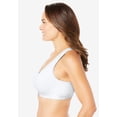 thumbnail image 3 of Comfort Choice Women's Plus Size Wireless Back-Close Lounge Bra, 3 of 6