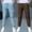 A325 Brown, variant on Trikvn 2-Pack Boys Lightweight Cotton Linen Jogger Pants Elastic Drawstring Waist Casual Trousers with Pockets Comfortable Breathable Bottoms for Vacation Beach