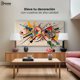 thumbnail image 4 of Cuadro Decorativo Canvas Abstracción Moderna 140x70 Canvas Revolution, 4 of 4